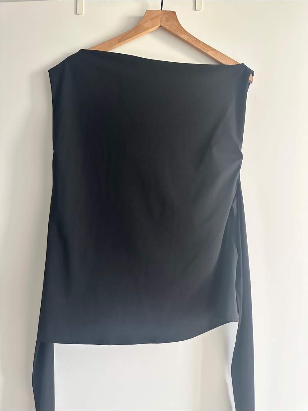 Rohe Black Off-Shoulder Wrap Top Size 40/US 10 - Picture 8 of 10